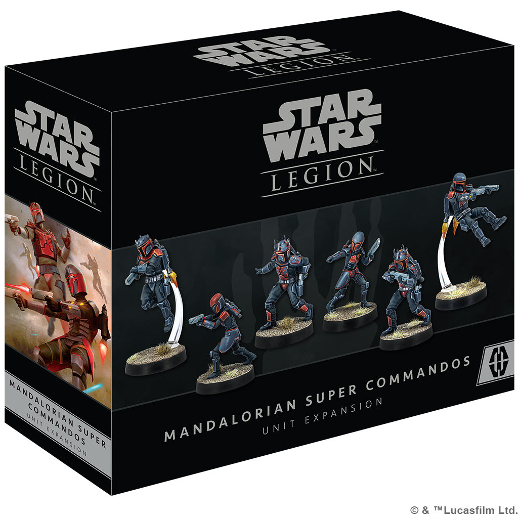 Star Wars Legion: Mandalorian Super Commandos Miniatures Atomic Mass