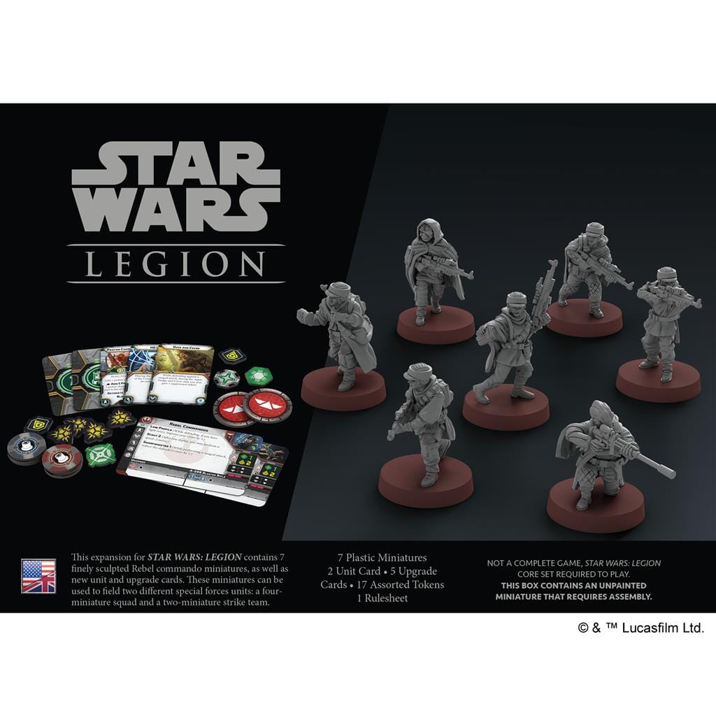 Star Wars: Legion - Rebel Commandos Unit Expansion Miniatures Atomic Mass