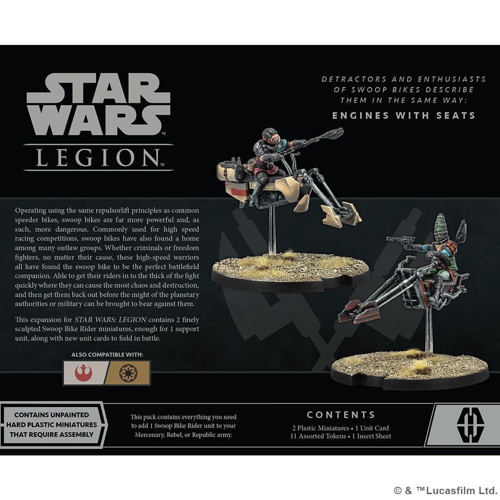 Star Wars: Legion - Swoop Bike Riders Unit Expansion Miniatures Atomic Mass