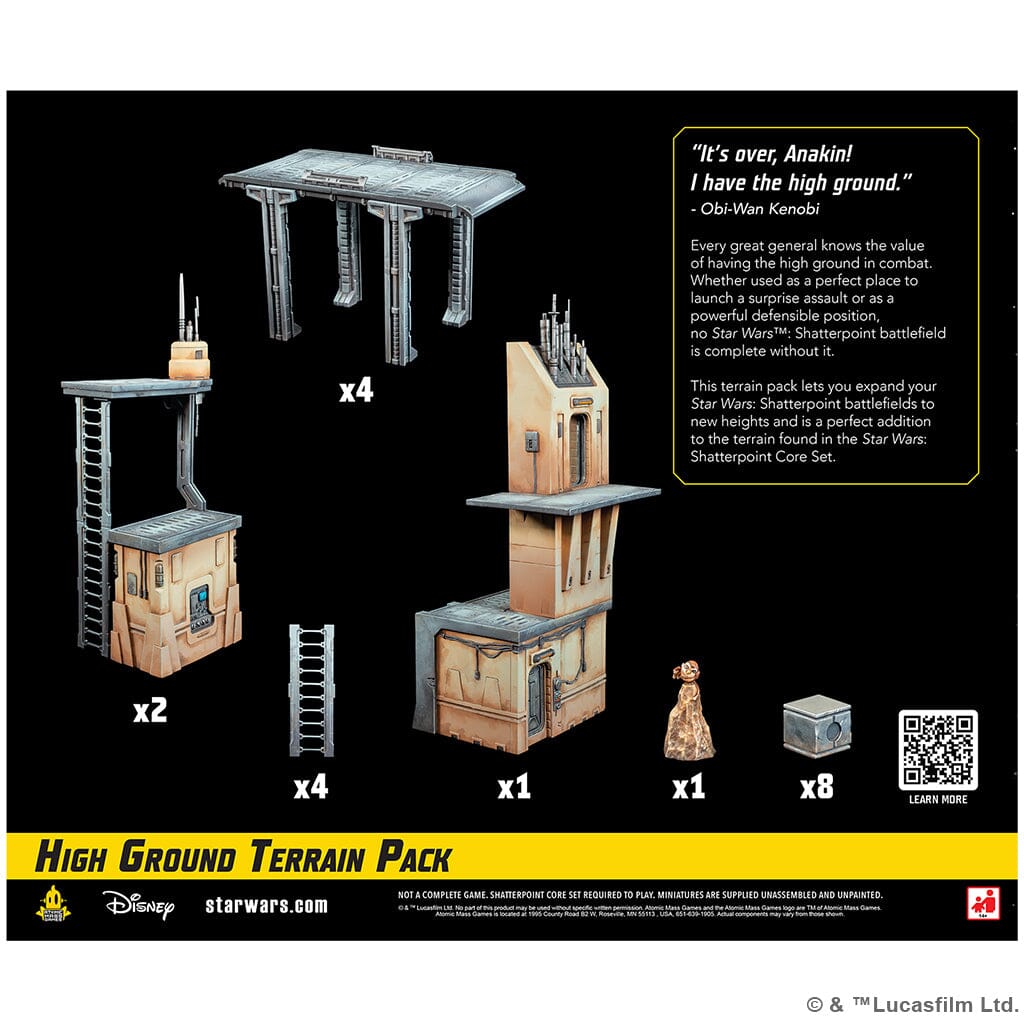 Star Wars: Shatterpoint High Ground Terrain Pack Miniatures Atomic Mass