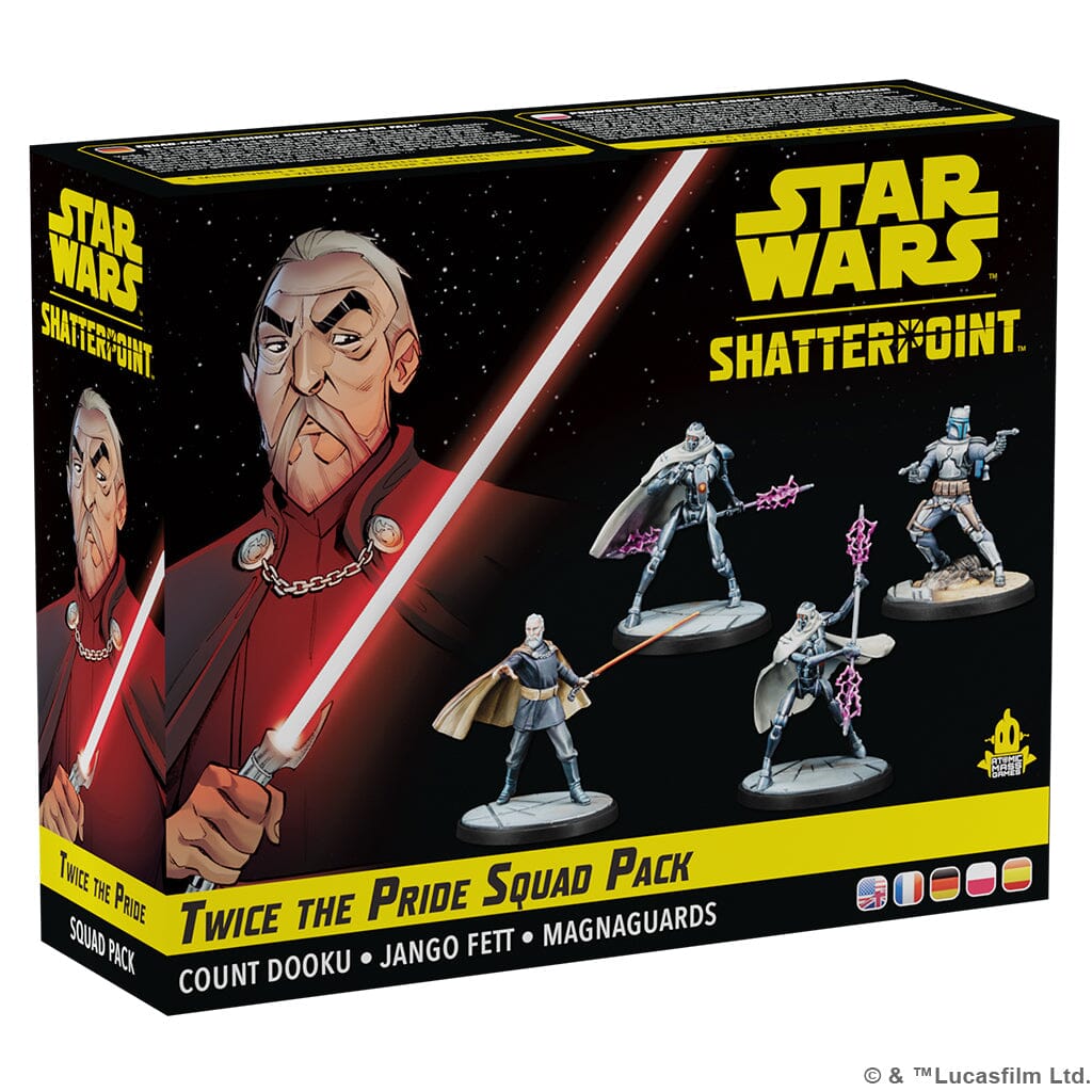 Star Wars: Shatterpoint Twice the Pride: Count Dooku Squad Pack Miniatures Atomic Mass