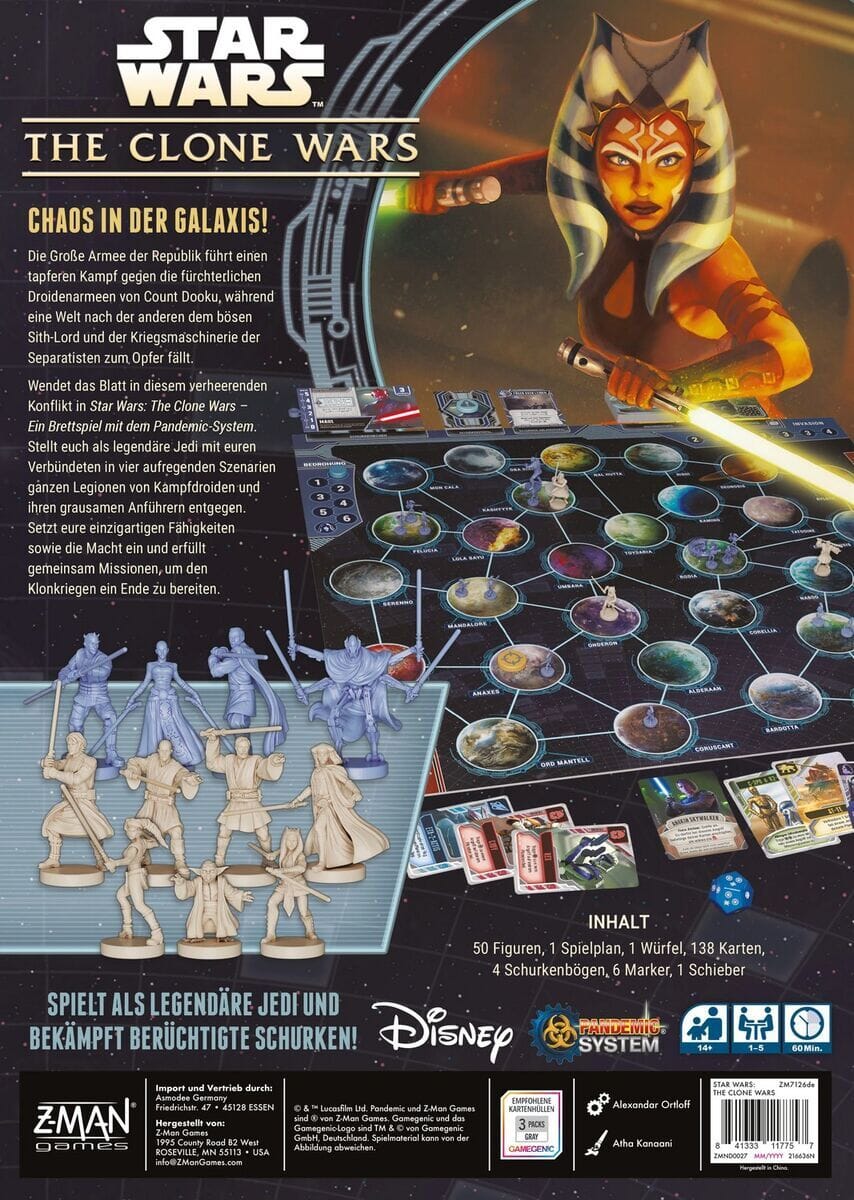 Star Wars: The Clone Wars Board Games ZMAN