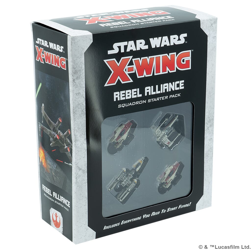 Star Wars X-Wing 2e: Rebel Alliance Squadron Starter Pack Miniatures FFG