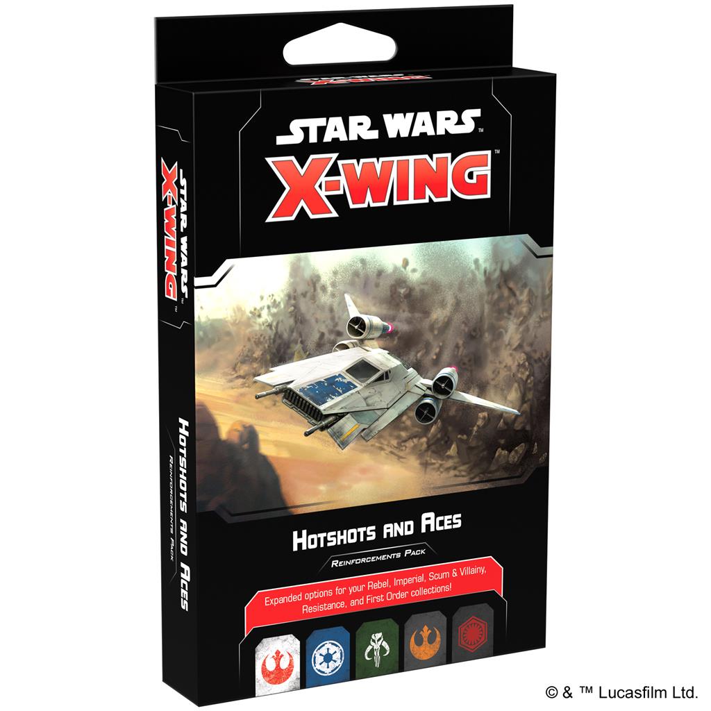 Star Wars X-Wing: 2nd Edition - Hotshots and Aces Reinforcements Pack Supplies FFG