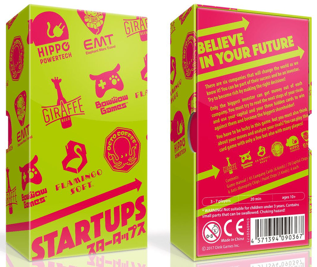 Startups Board Game Oink