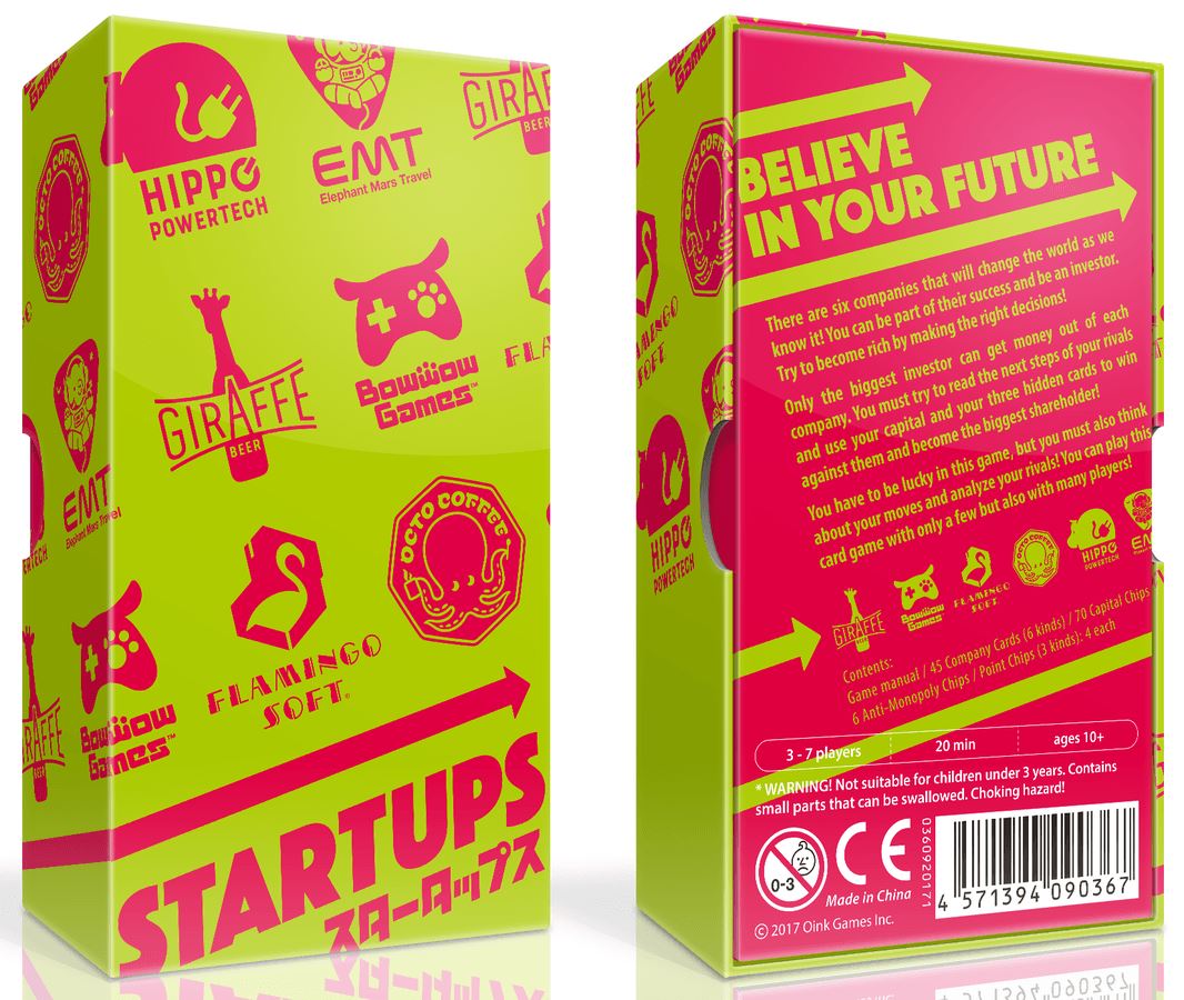 Startups Board Game Oink