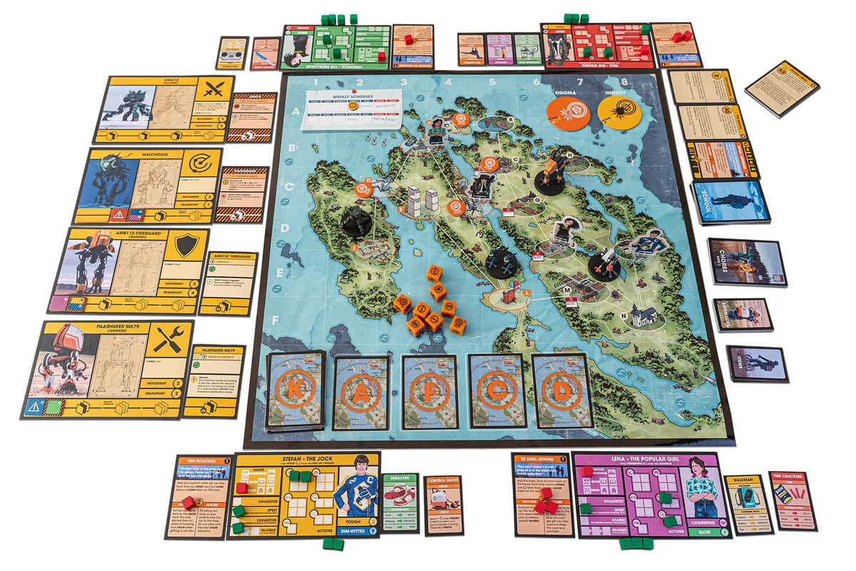Tales From the Loop: The Board Game Board Games Free League Publishing