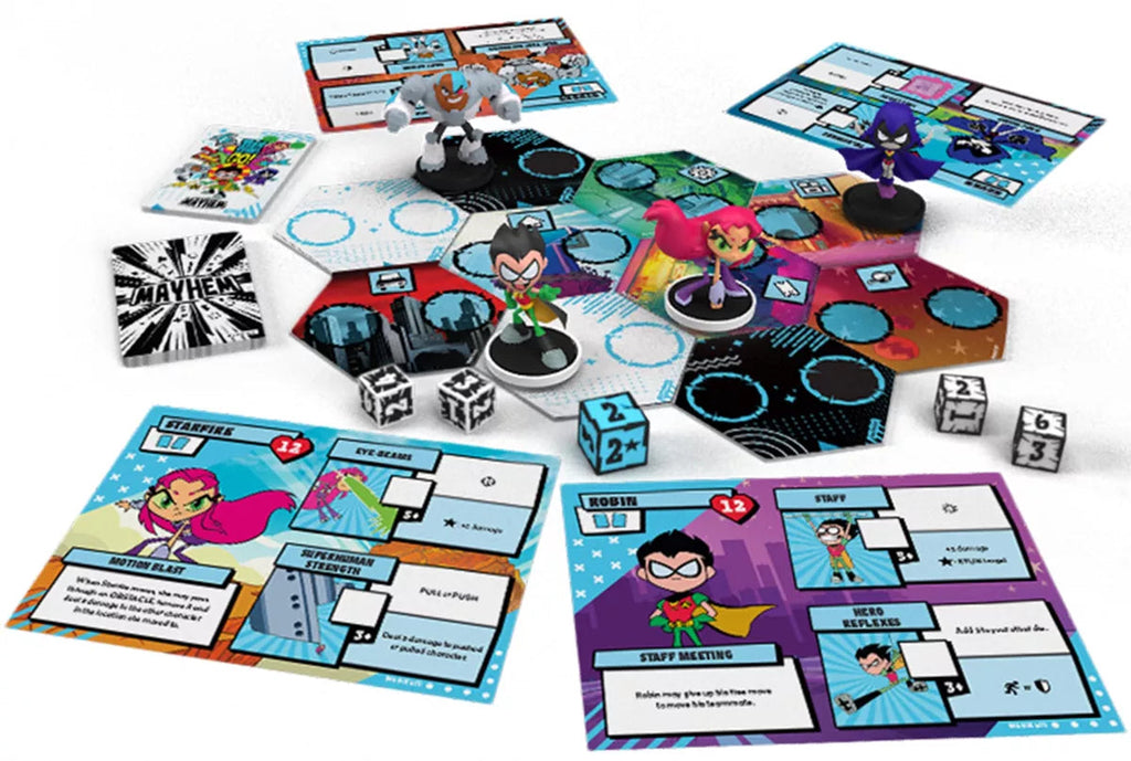 Teen Titans GO! Mayhem Board Games CMON