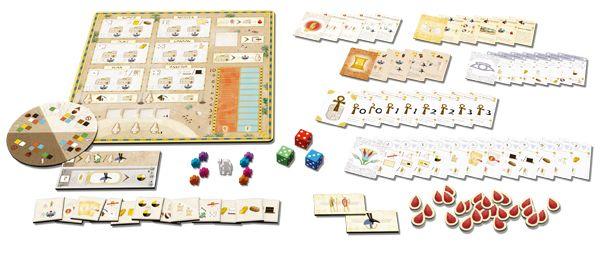 Tekhenu: Time of Seth Board Games Board & Dice