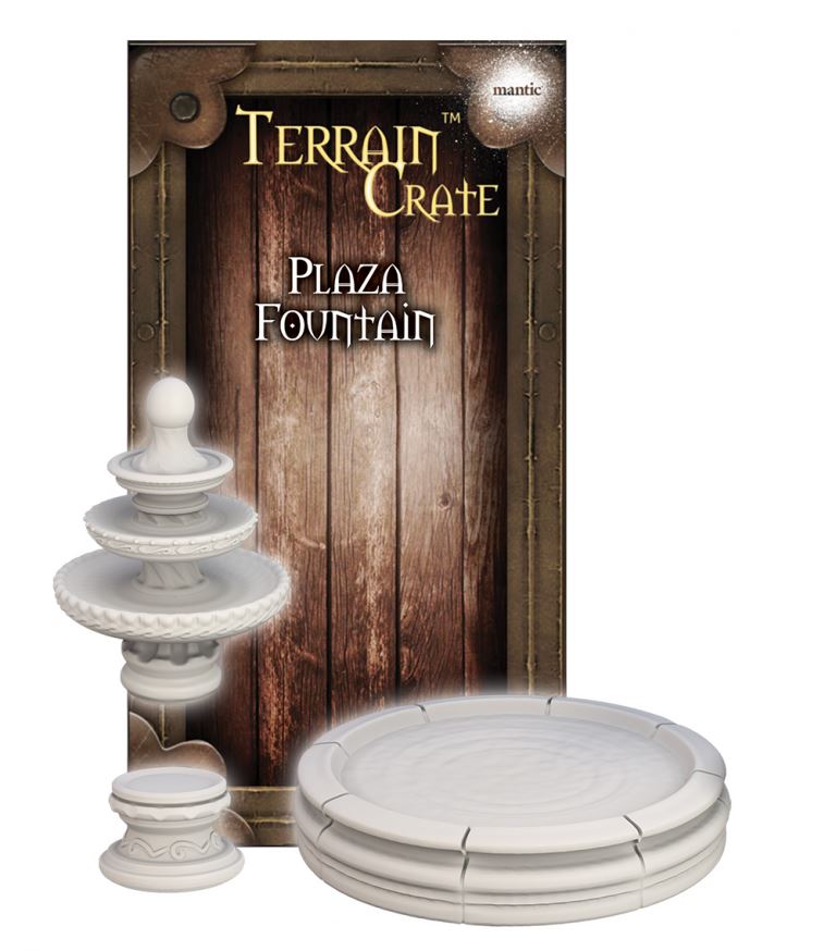 Terrain Crate: Plaza Fountain Miniatures Terrain Crate