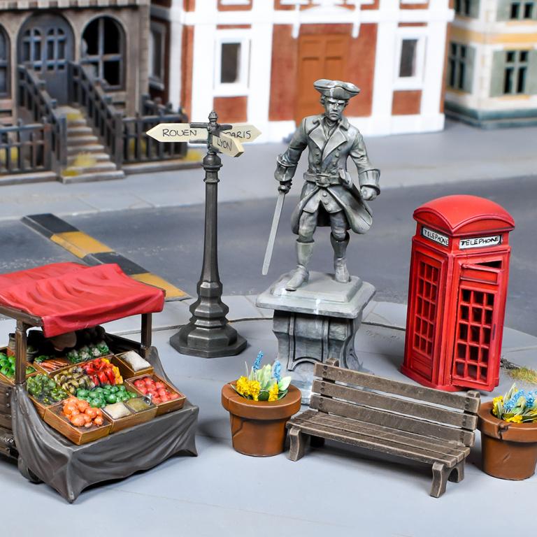 Terrain Crate: Town Square Miniatures Terrain Crate