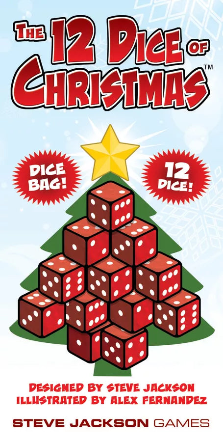 The 12 Dice of Christmas Board Games Steve Jackson Games 