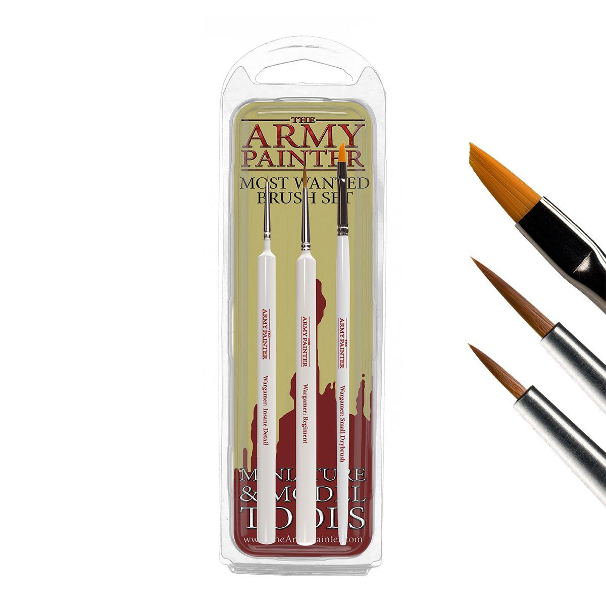 The Army Painter: Most Wanted Brush Set Supplies The Army Painter