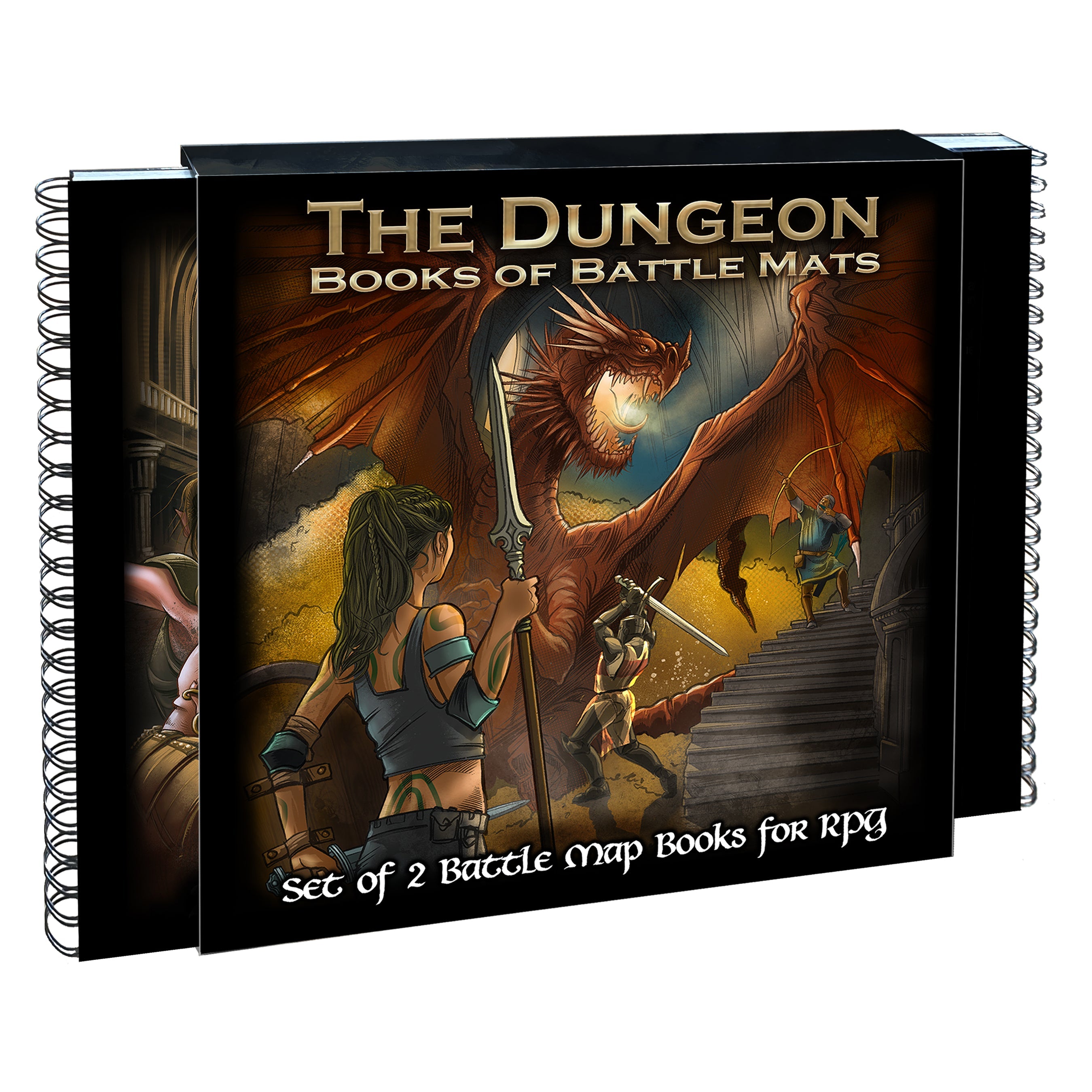 The Dungeon Books of Battle Mats Role Playing Game Loke