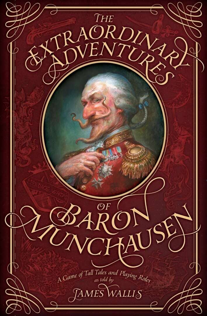 The Extraordinary Adventures of Baron Munchausen Hardcover 3e RPG Magnum Opus Press 