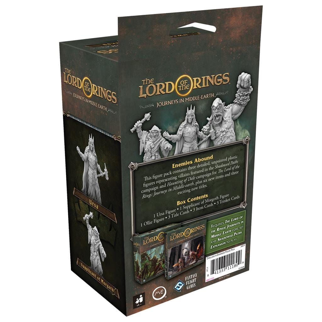 The Lord of the Rings: Journeys in Middle-Earth – Dwellers in Darkness Figure Pack Board Games FFG