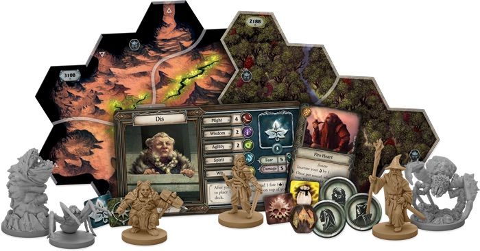 The Lord of The Rings: Journeys in Middle-Earth - Shadowed Paths Board Games FFG 