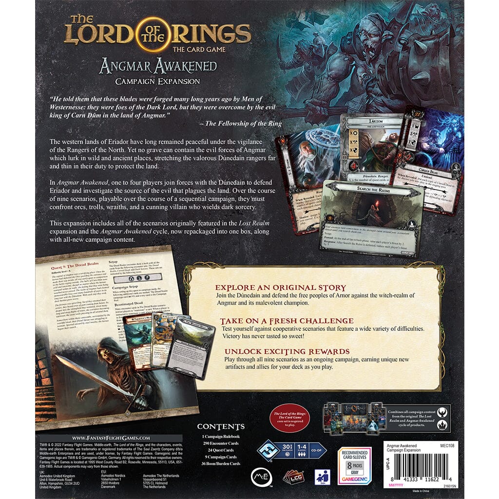 The Lord of the Rings LCG - Angmar Awakened Campaign Expansion LCG FFG