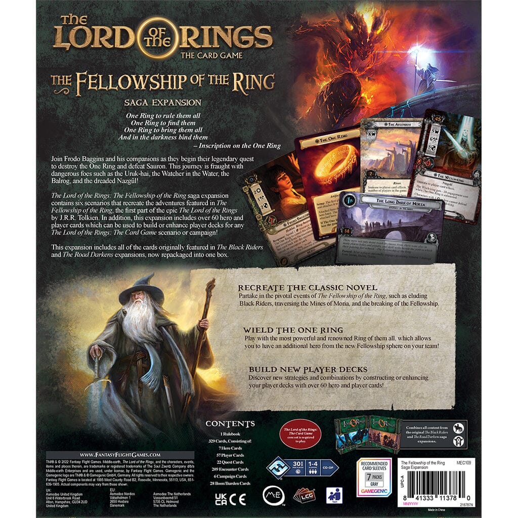 The Lord of the Rings LCG - The Fellowship of the Ring Saga Expansion LCG FFG