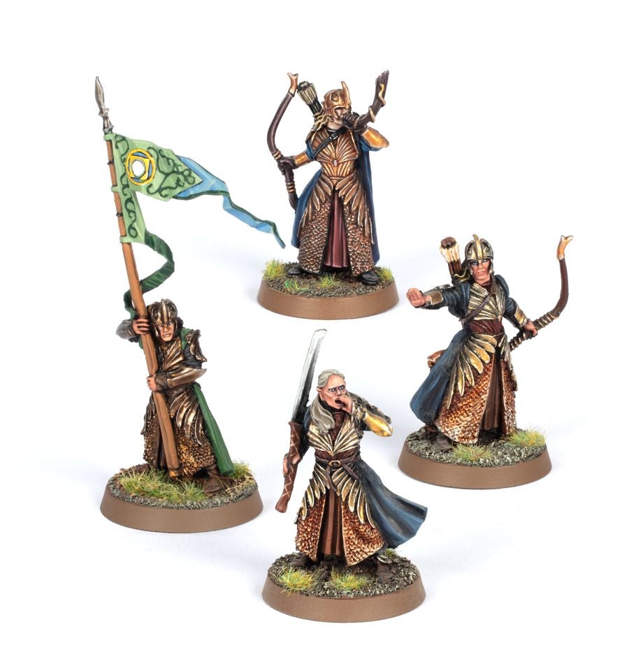 The Lord of the Rings: Middle-Earth - Galadhrim Elf Commanders Miniatures Games Workshop