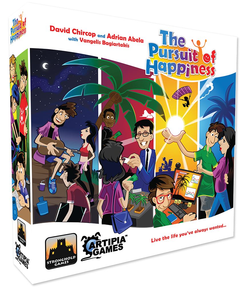 The Pursuit of Happiness Board Games Artipia Games