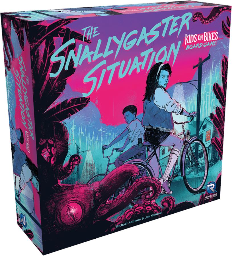 The Snallygaster Situation: Kids on Bikes Board Game Board Games Renegade Games Studios