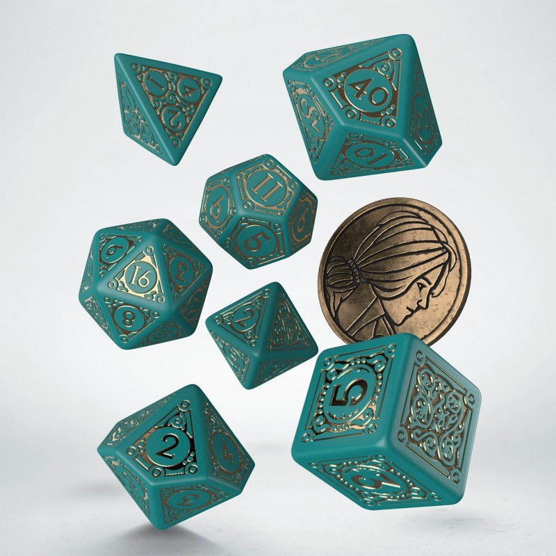 The Witcher Dice Set: Triss Dice Q Workshop The Beautiful Healer