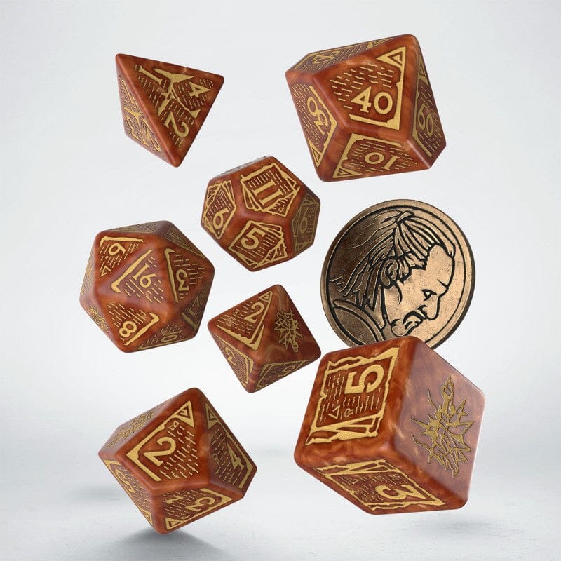 The Witcher Dice Set: Vesemir Dice Q Workshop The Wise Witcher