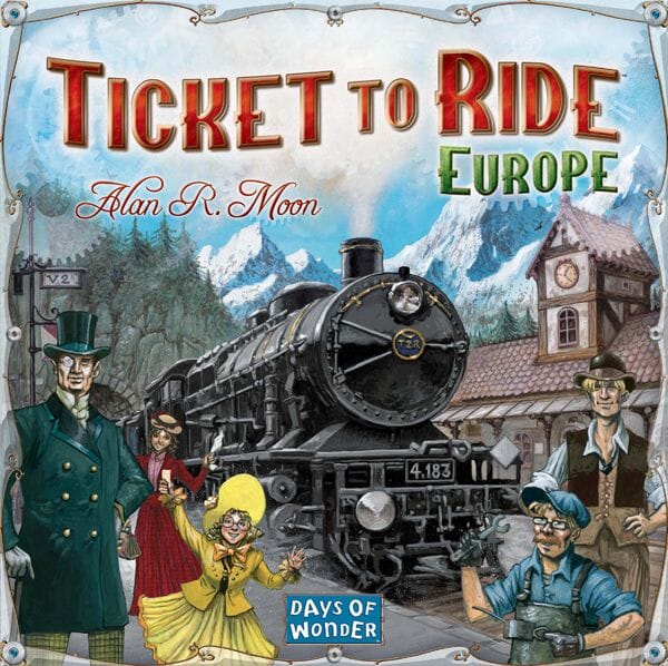 Ticket to Ride: Europe Board Games Days of Wonder