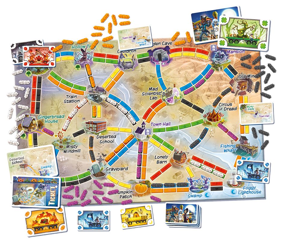 Ticket to Ride: Ghost Train Board Games Days of Wonder