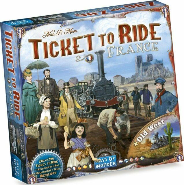 Ticket To Ride: Map Collection V6 - France and Old West Board Game Days of Wonder