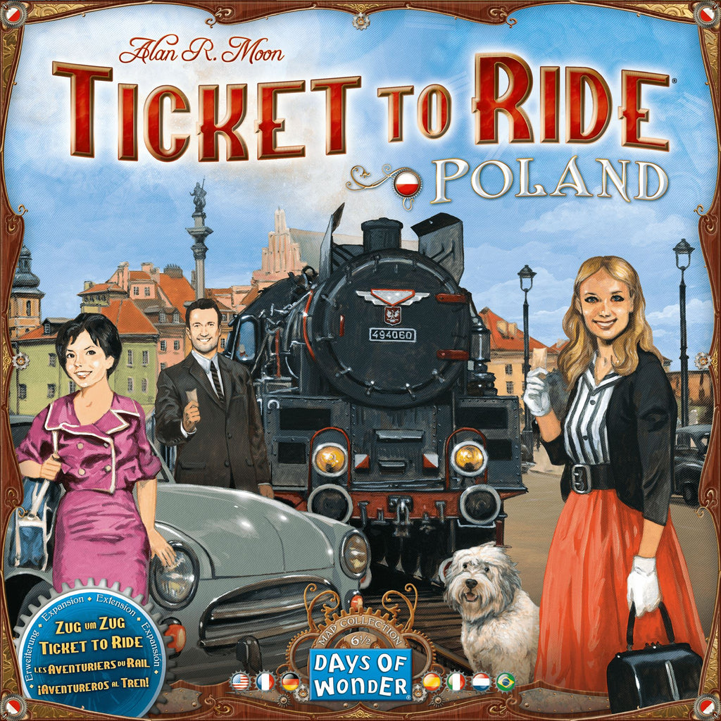 Ticket to Ride Map Collection: Volume 6½ – Poland Board Games Days of Wonder