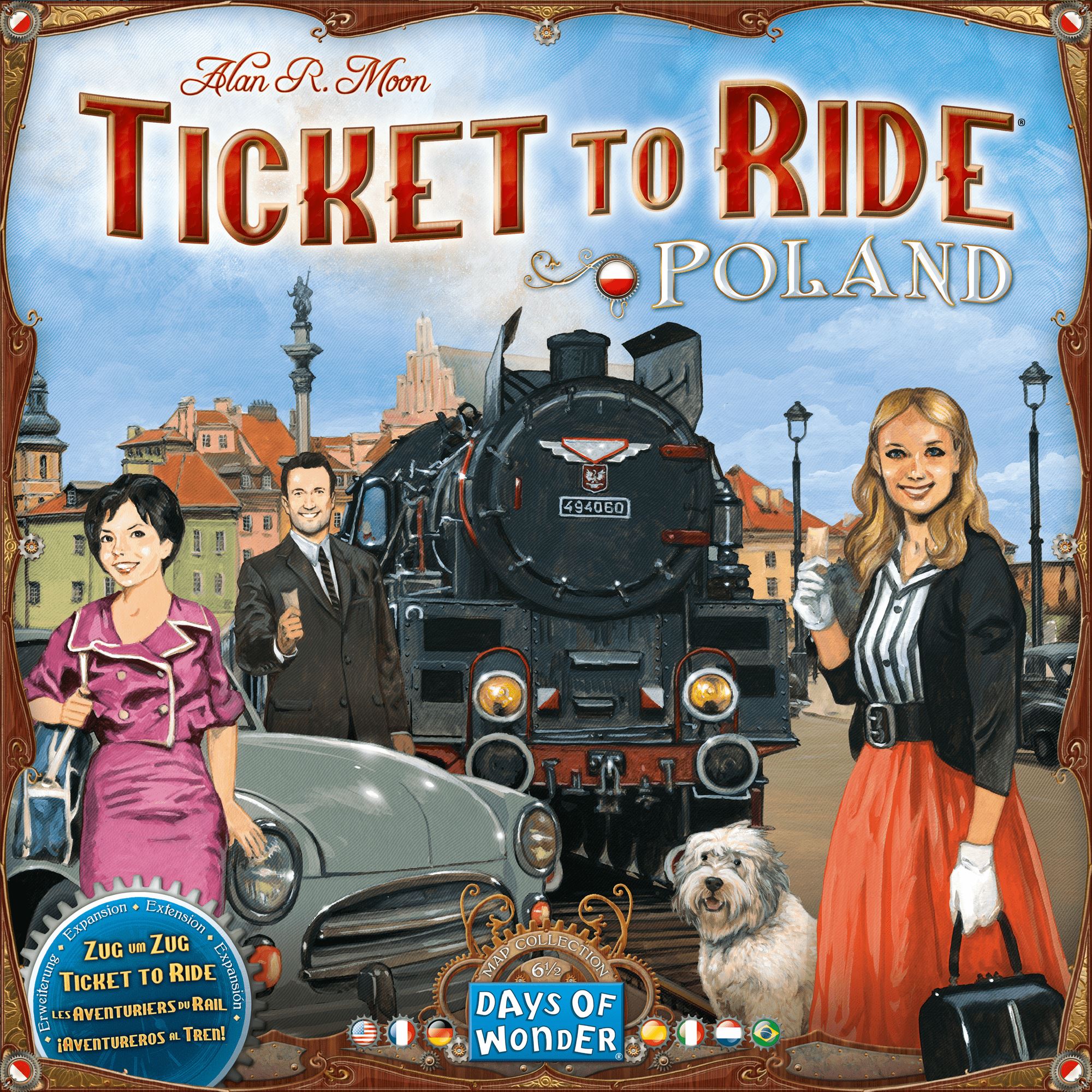 Ticket to Ride Map Collection: Volume 6½ – Poland Board Games Days of Wonder