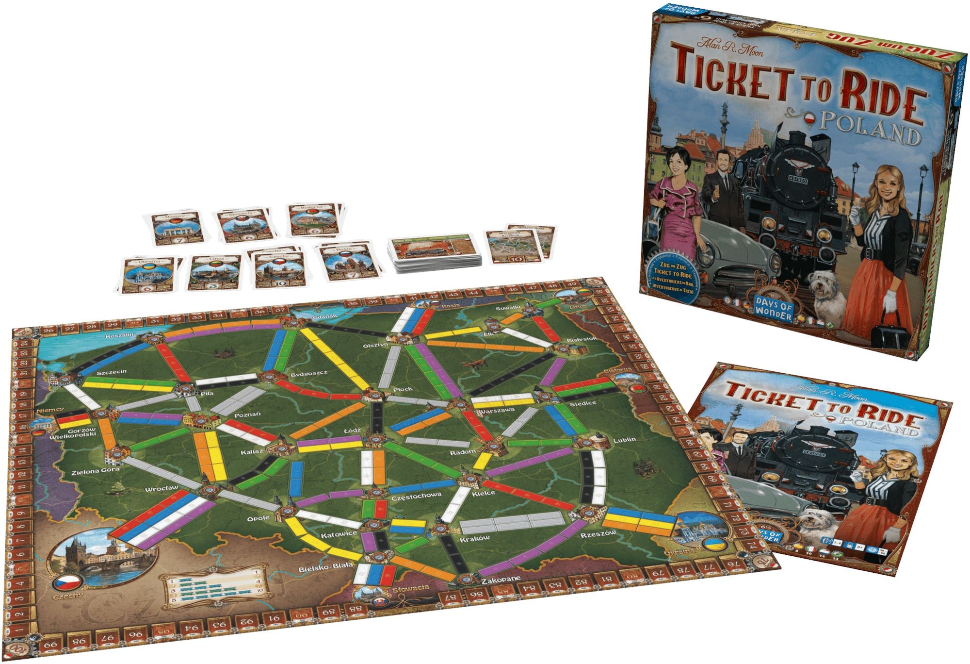 Ticket to Ride Map Collection: Volume 6½ – Poland Board Games Days of Wonder