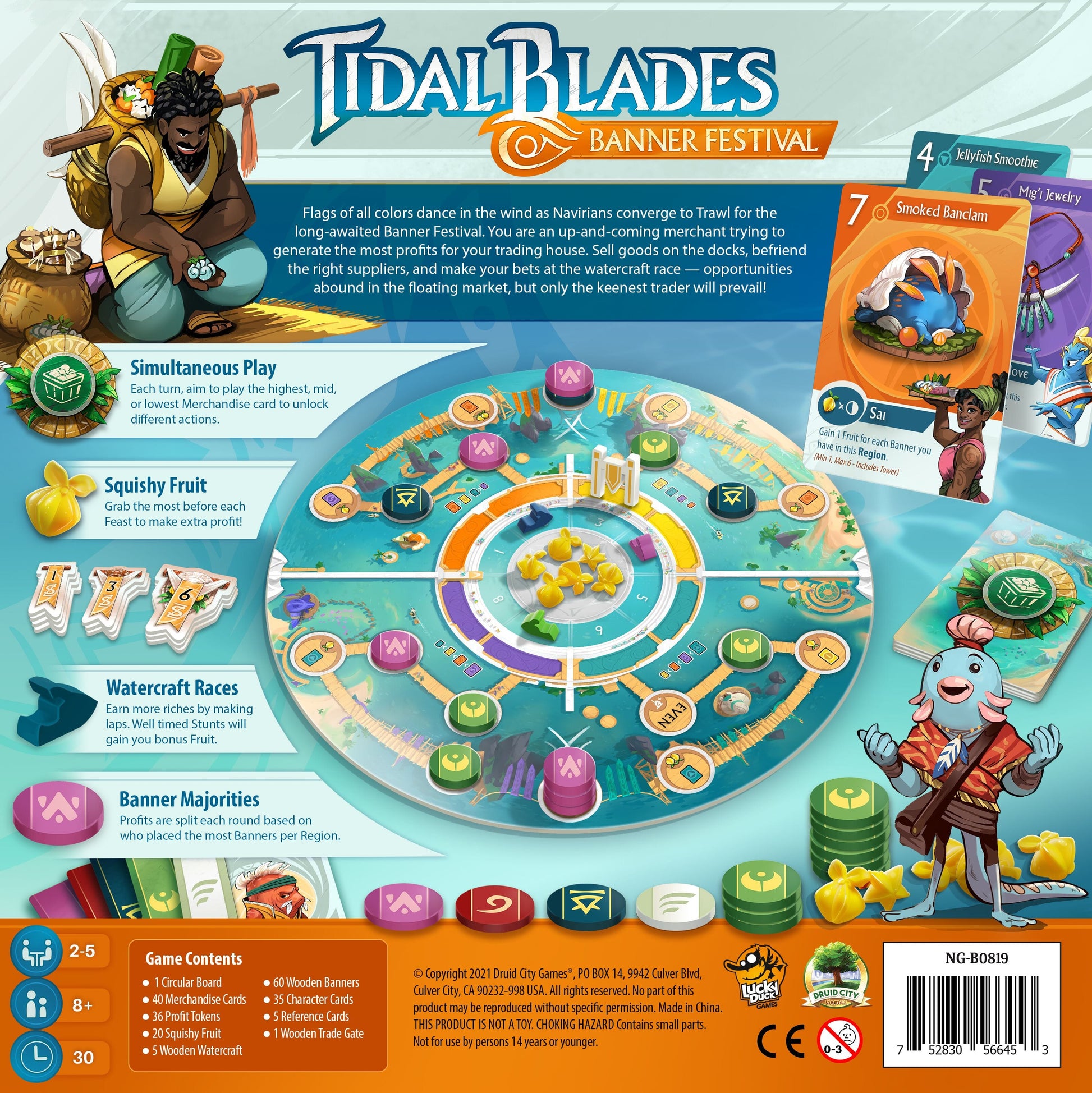 Tidal Blades: Banner Festival Board Games Lucky Duck Games 