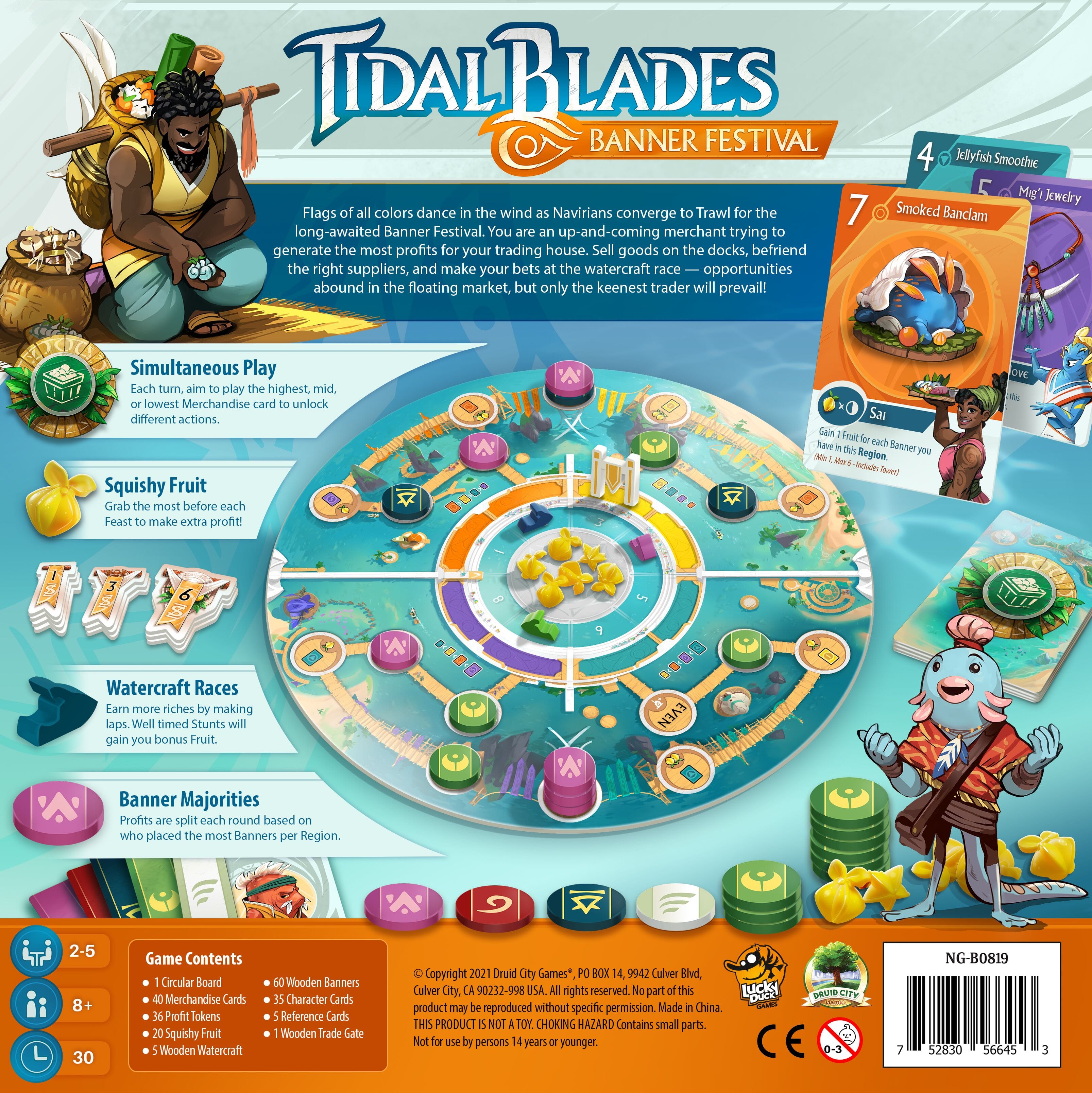 Tidal Blades: Banner Festival Board Games Lucky Duck Games