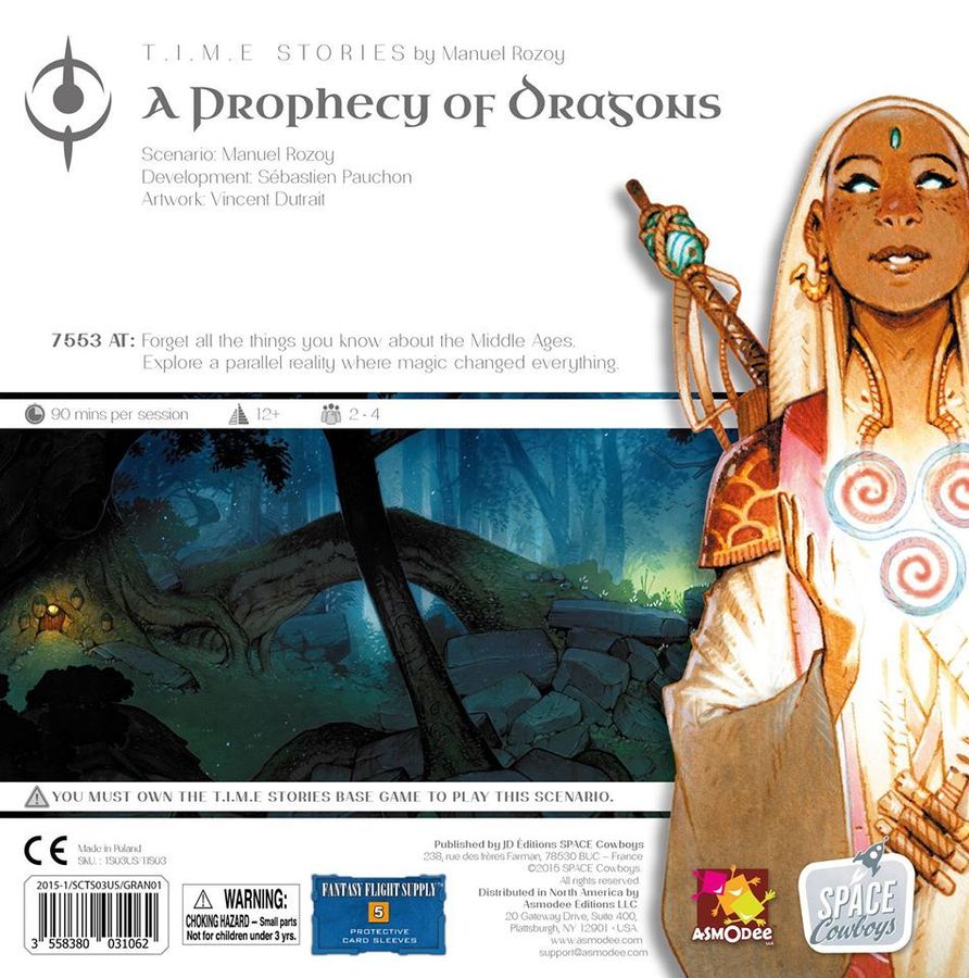 Time Stories: Prophecy of the Dragons Board Games Space Cowboys