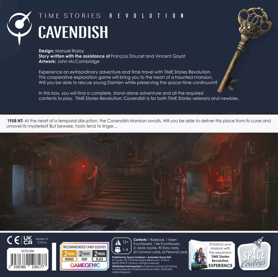 TIME Stories Revolution: Cavendish Board Games Space Cowboys