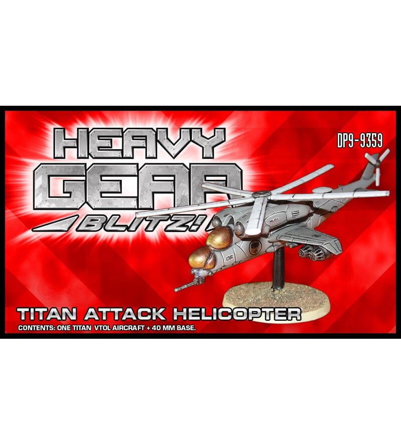 Titan Attack Helicopter VTOL Miniatures Dream Pod 9