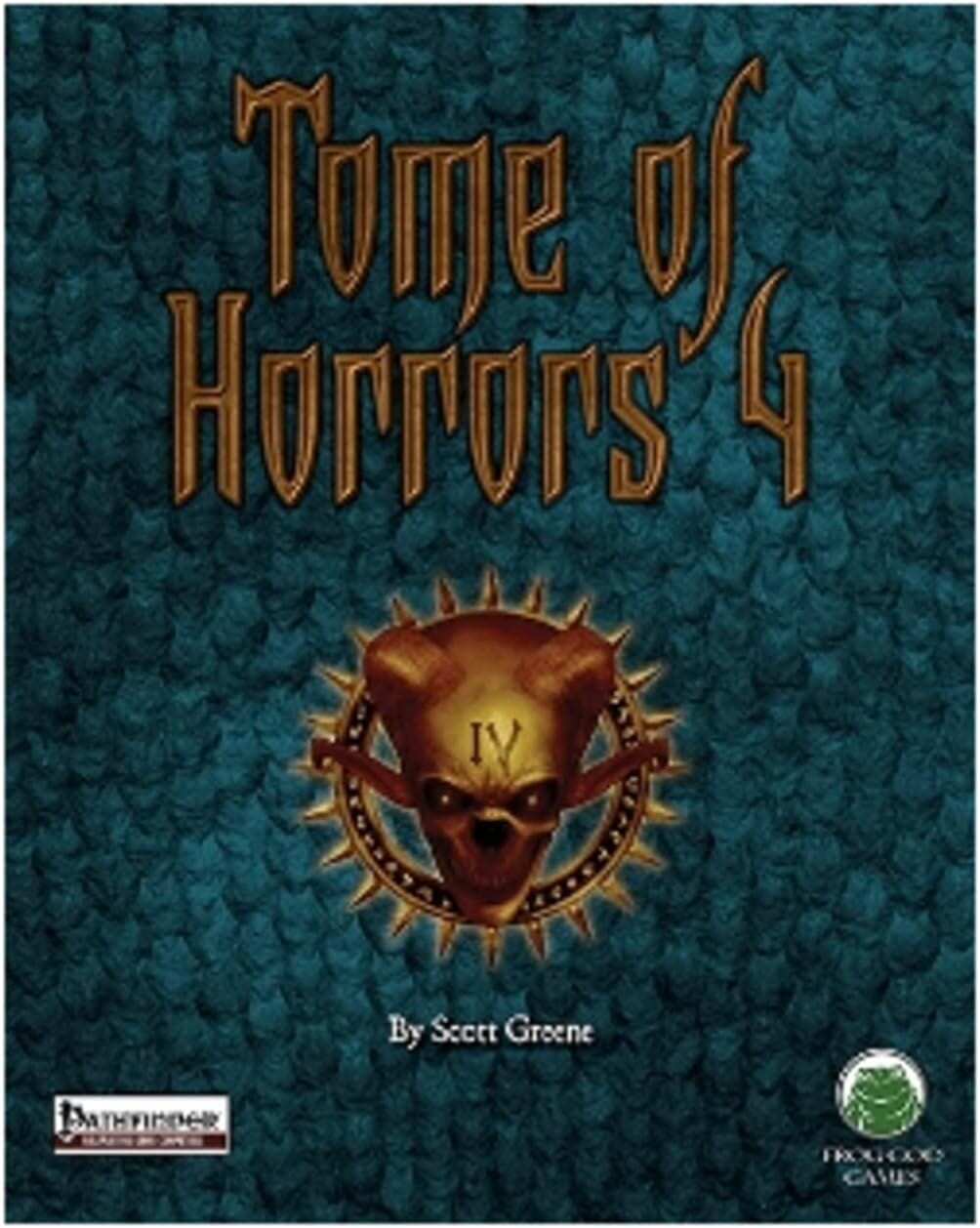 Tome of Horrors 4 Pathfinder Version RPG Frog God Games