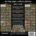 Towns & Taverns Books of Battle Mats RPG Loke