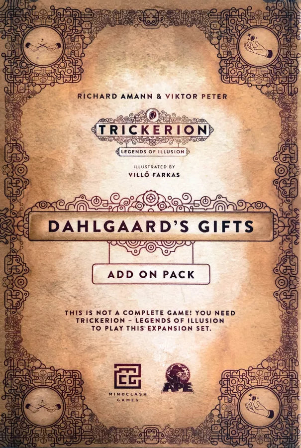 Trickerion: Dahlgaard's Gifts 2022 Reprint Board Games Mindclash Games
