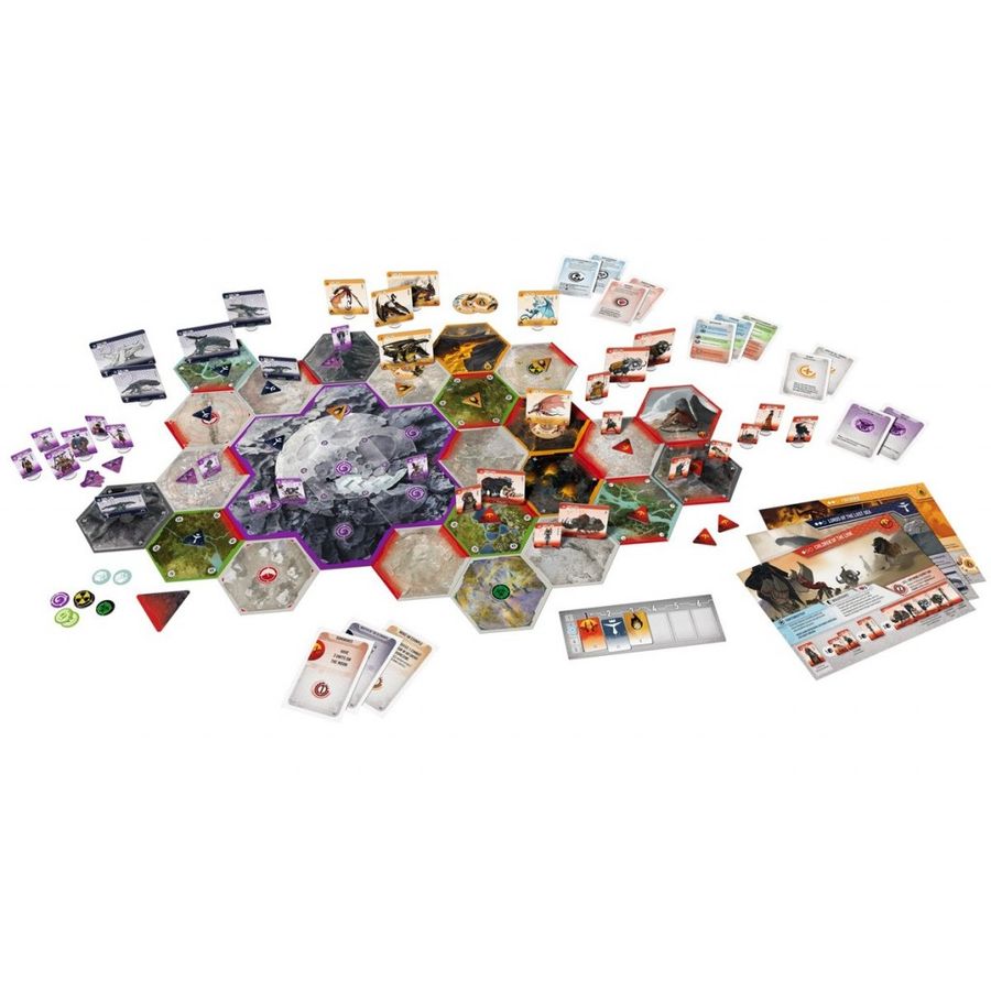 Tsukuyumi: Full Moon Down After the Moonfall Expansion Board Game Grey Fox