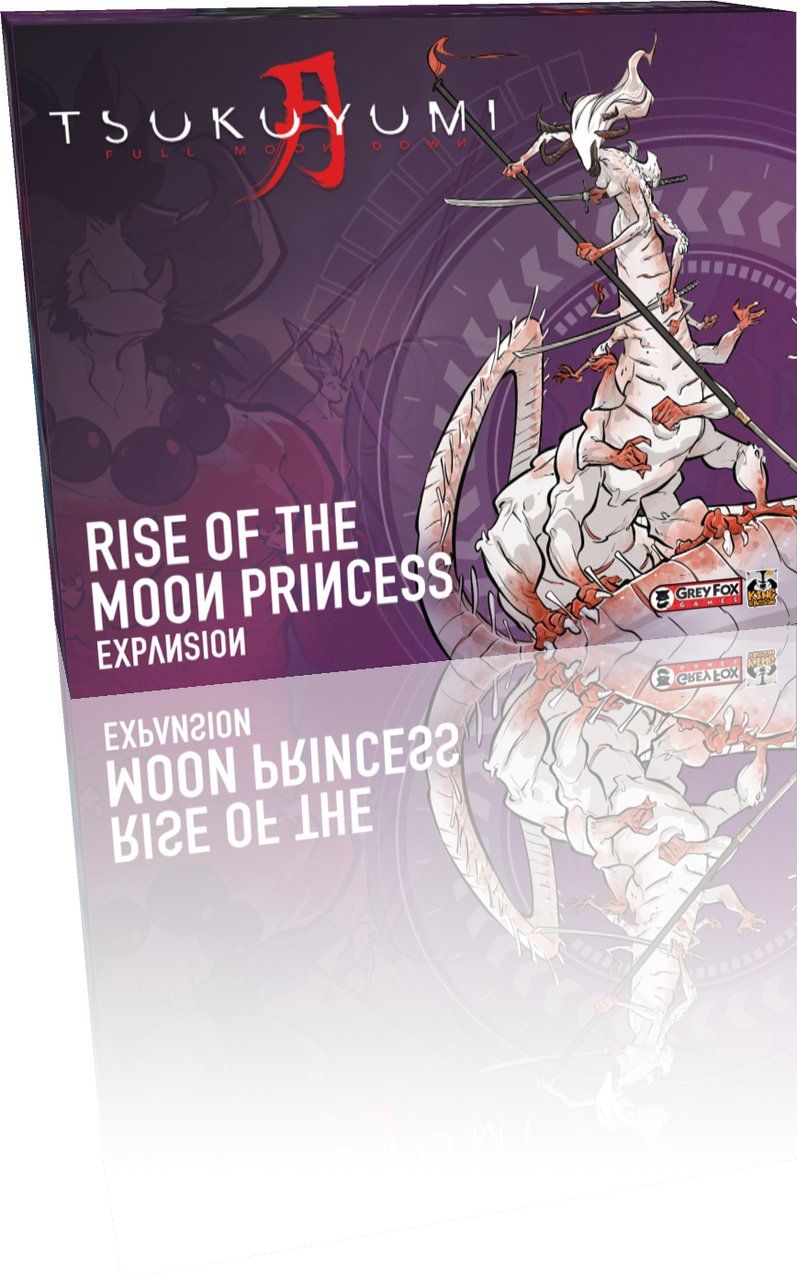 Tsukuyumi: Full Moon Down Rise of the Moon Princess Expansion Board Game Grey Fox
