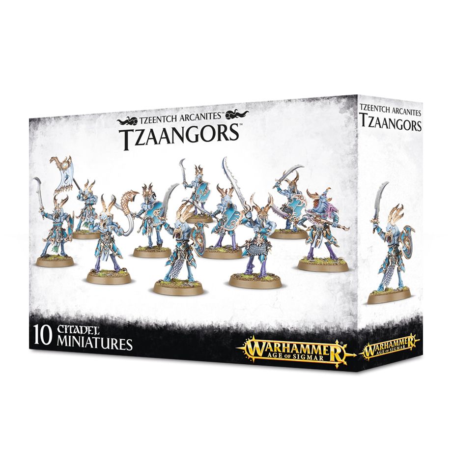 Tzeentch Arcanites Tzaangors Miniatures Games Workshop