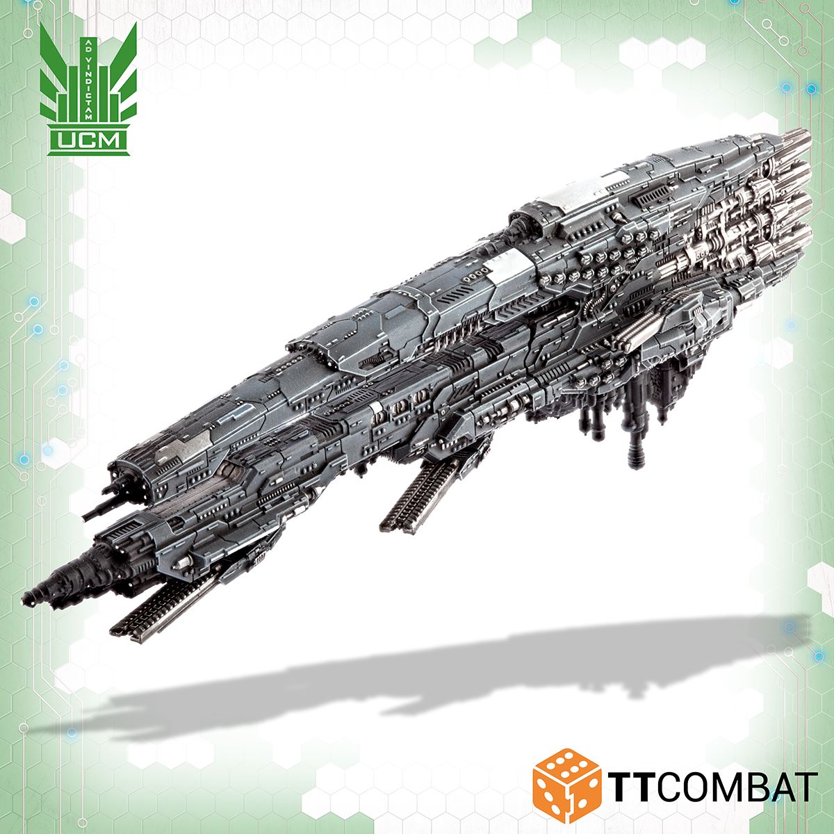 UCM Battlecruiser Johannesburg/Perth Miniatures TT Combat