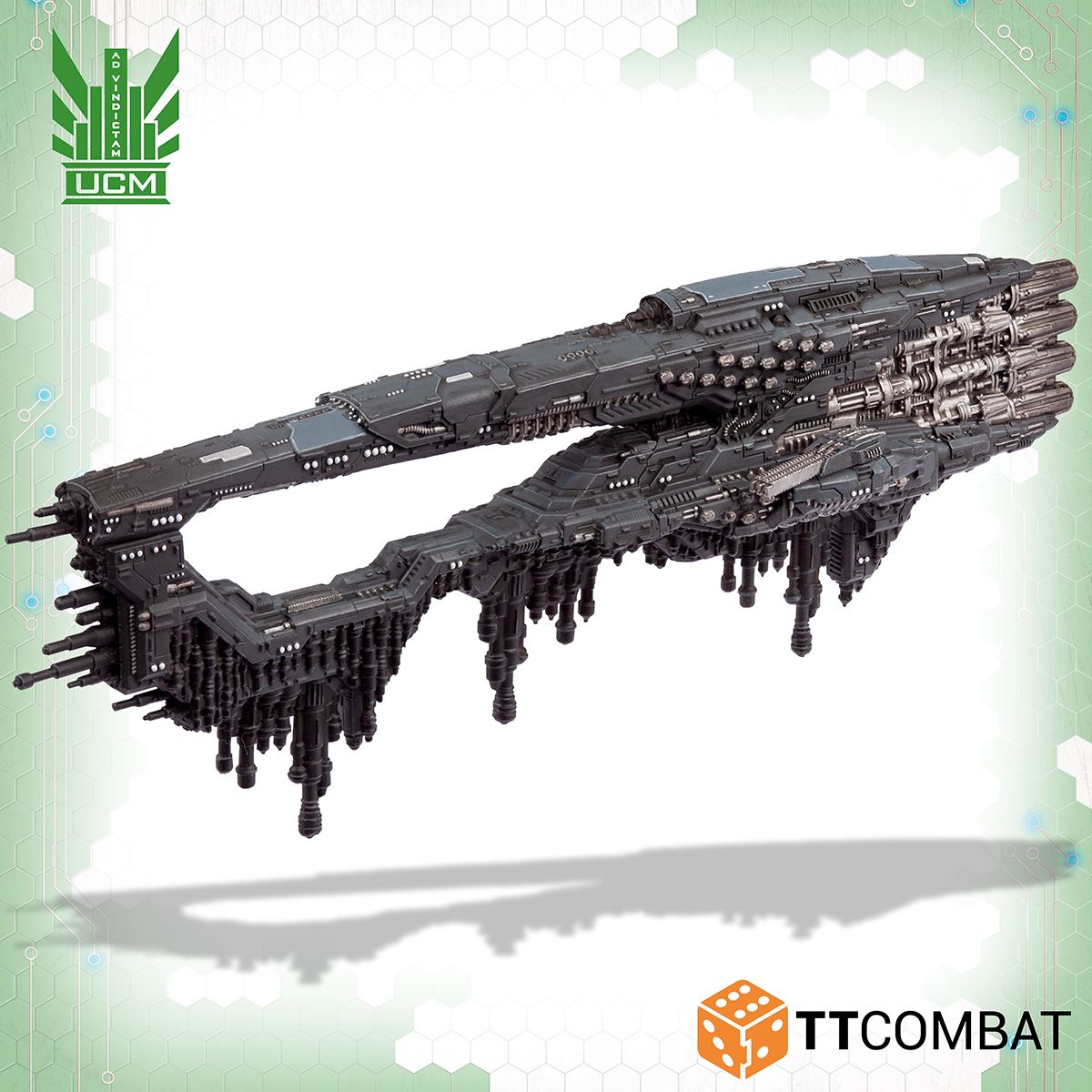 UCM Rome Battlecruiser Miniatures TT Combat