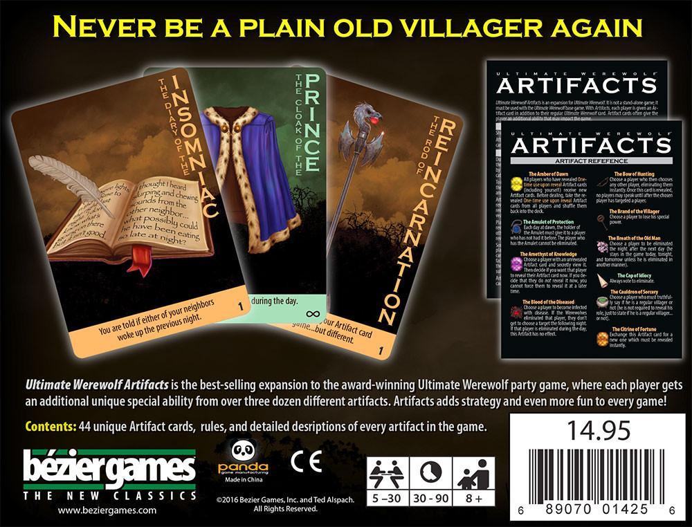 Ultimate Werewolf: Artifacts Party Game Bezier Games