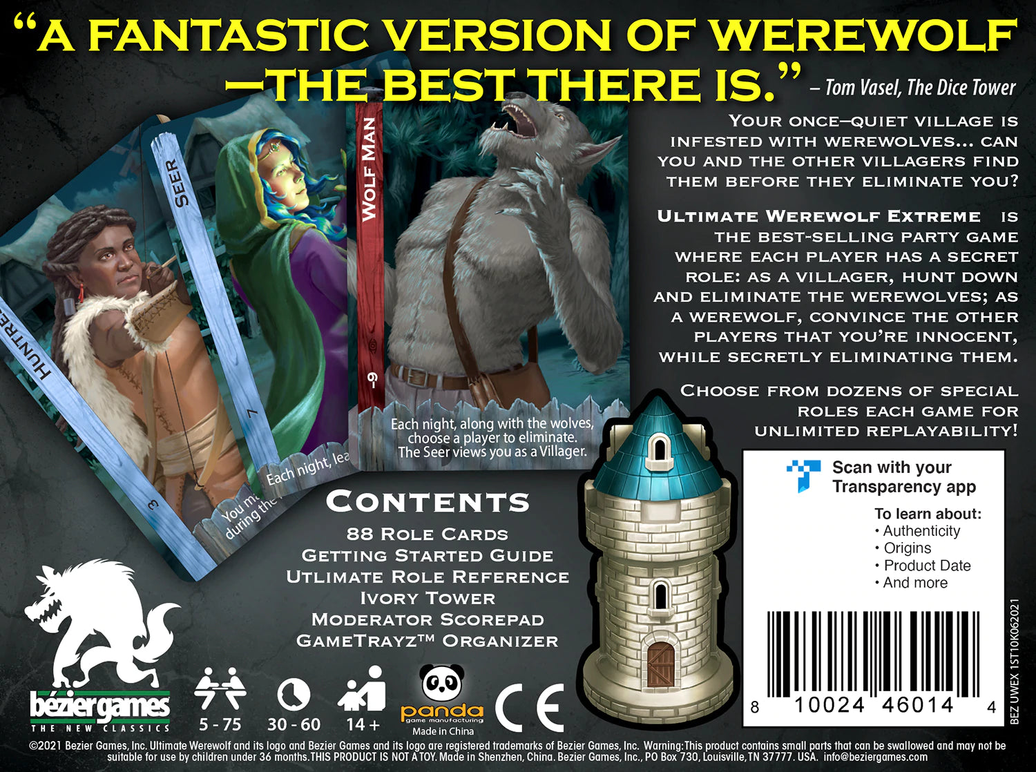 Ultimate Werewolf Extreme Party Games Bezier Games
