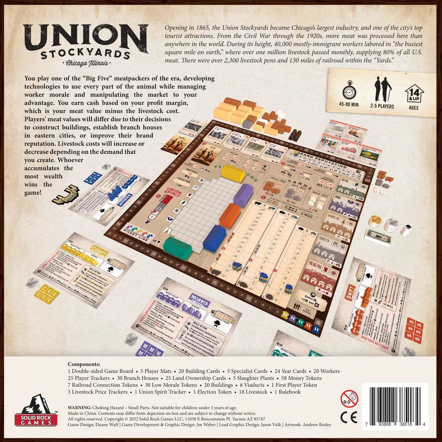 Union Stockyards KS Board Games Maldito Games